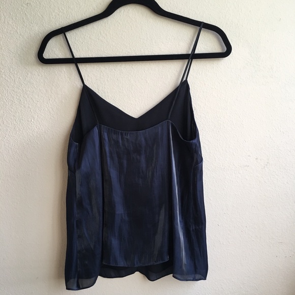 Rag and Bone Astrid Blue Tank top sz 2 - Picture 4 of 7